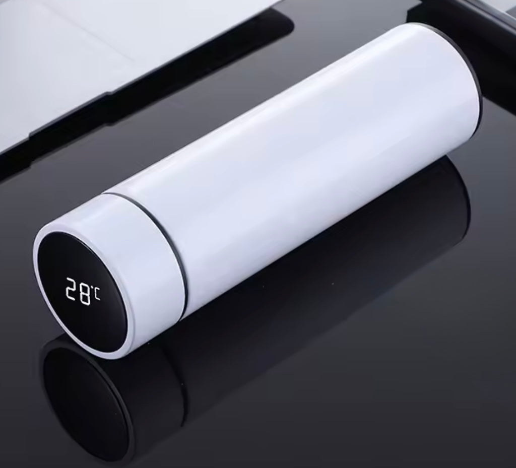 Termo Inteligente de Acero Inoxidable 316 – Pantalla Táctil de Temperatura y Aislamiento 24h para Bebidas Calientes o Frías