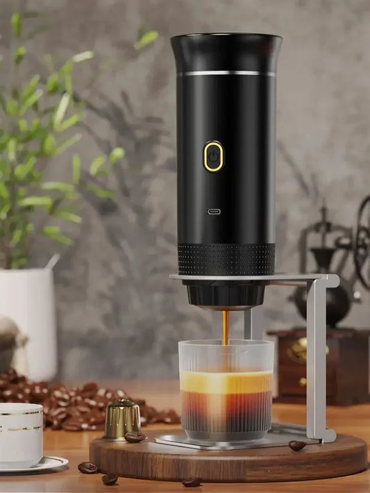 Cafetera Portátil 3 en 1 | Espresso con Cápsulas y Café Molido | 20 Bares de Presión